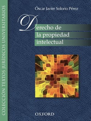 cover image of Derecho de la propiedad intelectual